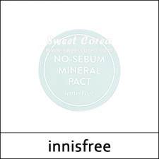 [innisfree] ★ Big Sale 46% ★ (tt) No Sebum Mineral Pact 8.5g / No-Sebum Control / NEW 2022 / Box 10/100 / (js) / 12,000 won(24) / 구형