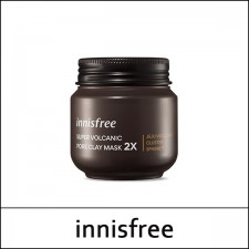 [Innisfree] ★ Big Sale 43% ★ (tt) Super Volcanic Pore Clay Mask 2X 100ml / NEW 2022 / Box 10/40 / (js) / 15,000 won()