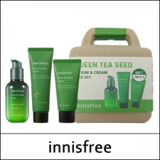 [innisfree] ★ Big Sale 57% ★ (js) Green Tea Seed Serum & Cream Duo Set (Serum 80ml+Cream 50ml+Cream 30ml) / EXP 2024.08 / Box 16 / 112(6R)435 / 49,000 won(6) / 재고