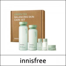 [innisfree] ★ Sale 43% ★ Green Tea Balancing Skin Care Set (Skin + Lotion + free gifts) / 36,000 won() / NEW 2022
