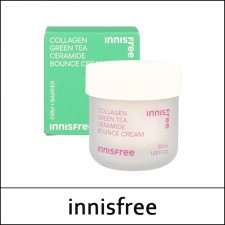 [innisfree] ★ Sale 42% ★ (ttS) Collagen Green Tea Ceramide Bounce Cream 50ml / 탄력장벽 크림 / (cu) 32 / 912(7R)58 / 39,000 won() 