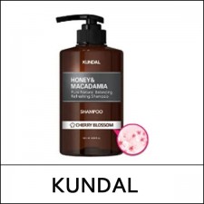 [KUNDAL] ★ Sale 46% ★ (js) Honey & Macadamia Pure Balancing Refresh Shampoo 500ml / #Cherry Blossom / 4501(0.8) / 10,900 won()