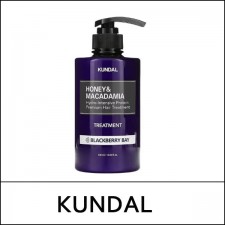 [KUNDAL] ★ Sale 46% ★ (js) Honey & Macadamia Hydro Intensive Protein Premium Hair Treatment 500ml / #Blackberry Bay / 4501(0.8) / 10,900 won()