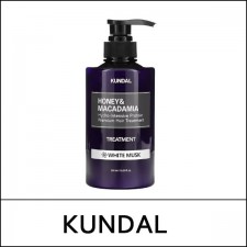 [KUNDAL] ★ Sale 46% ★ (js) Honey & Macadamia Hydro Intensive Protein Premium Hair Treatment 500ml / #White Musk / 4501(0.8) / 10,900 won()