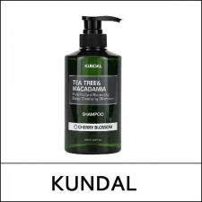 [KUNDAL] ★ Sale 46% ★ (js) Tea Tree & Macadamia Deep Cleansing Shampoo 500ml / #Cherry Blossom / 4601(0.8) / 12,900 won()