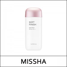 [Missha] ★ Sale 57% ★ (hpL) All Around Safe Block Soft Finish Sun Milk 70ml / Box 108 / 25,000 won(15) / 소비자가 인상