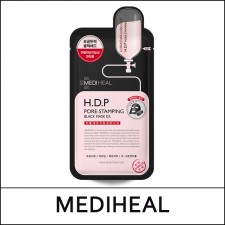 [MEDIHEAL] ★ Sale 73% ★ ⓐ H.D.P Pore Stamping Black Mask (25ml*10ea) 1 Pack / HDP / Box 50 / (bp) / 27(5R)27 / 30,000 won(5)