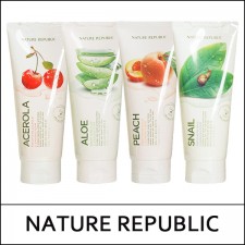 [NATURE REPUBLIC] ★ Sale 40% ★ ⓢ Fresh Herb Cleansing Foam 170ml / 3,300 won(6) / # acerola / Peach / Snail Sold Out