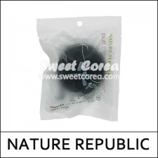 [NATURE REPUBLIC] ★ Sale 40% ★ ⓢ Beauty Tool Natural Jelly Cleansing Puff Charcoal / 제외 / 9115(22) / 3,500 won(22)