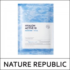 [NATURE REPUBLIC] ★ Big Sale 55% ★ Hyalon Active 10 Moisture Mask Sheet 25ml*5ea / EXP 2023.06 / FLEA / 2,000 won(10) / 판매저조