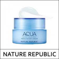 [NATURE REPUBLIC] ★ Big Sale 45% ★ ⓢ Super Aqua Max Fresh Watery Cream 80ml / Blue / NEW 2021 / 12,500 won(6) / (hp) 불가