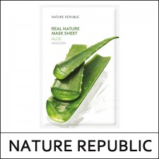 [NATURE REPUBLIC] ★ Big Sale 46% ★ (hp) Real Nature Mask Sheet [Aloe] 23ml * 10ea / 1,000 won(5) / 1215-28