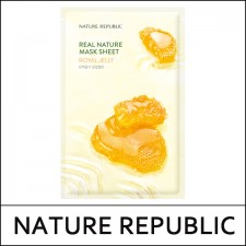 [NATURE REPUBLIC] ★ Big Sale 46% ★ (hp) Real Nature Mask Sheet [Royal Jelly] 23ml*10ea / 1,000 won(5)