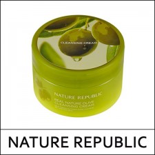 [NATURE REPUBLIC] ★ Big Sale 80% ★ Real Nature Olive Cleansing Cream 200ml / EXP 2023.01 / FLEA / 9,900 won(6)