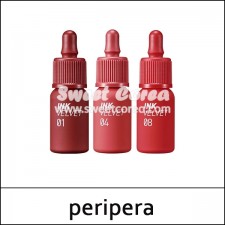 [Peripera] ★ Big Sale 80% ★ ⓐ Ink The Velvet 4g / # 08. Sellout Red / Exp 2024.05 / ⓑ 0599(55) / 10,000 won(55)