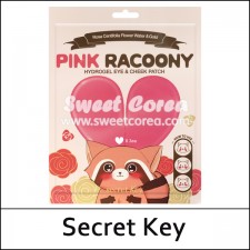[Secret Key] SecretKey ★ Big Sale 90% ★ ⓢ Pink Racoony Hydrogel Eye & Cheek Patch (7g*3ea) 3 Pack / EXP 2022.11 / FLEA / 4,000 won(20R)