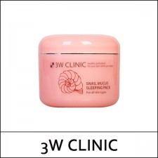 [3W Clinic] 3WClinic ⓑ Snail Mucus Sleeping Pack 100ml / Healthy and elastic / Box / 9215(10)