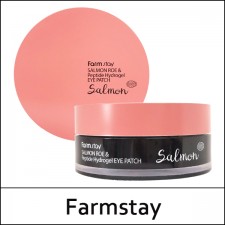 [Farmstay] Farm Stay ★ Big Sale ★ ⓢ Salmon Roe & Peptide Hydrogel Eye Patch 90g(60 sheets) 1 Pack / EXP 2023.03 / FLEA / 2950(6) / 10,000 won(6R) / 판매저조