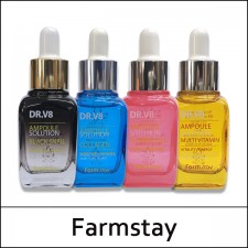 [Farmstay] Farm Stay ⓢ DR.V8 Ampoule Solution 30ml / # Flower Cell / EXP 2023.02 / FLEA / 5499(12) / 1,000 won(R)
