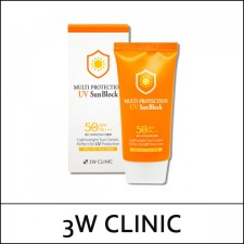 [3W Clinic] 3WClinic ⓑ Multi Protection UV Sun Block 70ml / Box 100 / 9102(16) / 2,300 won(R)
