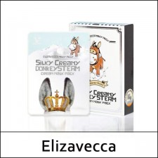 [Elizavecca] ★ Big Sale 75% ★ ⓢ Milky Piggy Silky Creamy Donkey Steam Cream Mask Pack (25g*10ea) 1 Pack / Box 50 / EXP 2023.10 / FLEA / (ho) 85 / 6699(5) / 18,000 won(5)