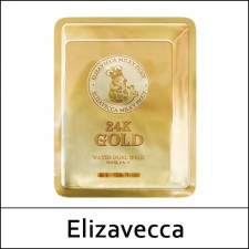 [Elizavecca] ★ Sale 80% ★ ⓢ 24K Gold Water Dual Snail Mask Pack (25g*10ea) 1 Pack / Box50 / EXP 2023.09 / FLEA / (ho) 94 / 6699(5) / 20,000 won(5)