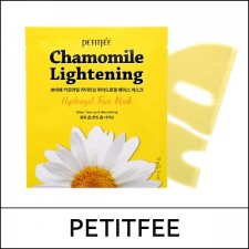 [Petitfee] ★ Sale 67% ★ ⓢ Chamomile Lightening Hydrogel Face Mask (32g*5ea) 1 Pack / Box 30 / ⓢ 3715(6) / 25,000 won(6)