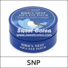 [SNP] ★ Big Sale 90% ★ ⓐ Bird's Nest Aqua Eye Patch (1.25g*60ea) 1 Pack / Birds Nest / EXP 2023.02 / FLEA / 23,000 won(9) / 재고만