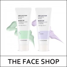 [THE FACE SHOP] ★ Sale 41% ★ ⓘ  Air Cotton Make Up Base SPF30 PA++ 35g / ⓐ 22 / 4,500 won(20)