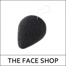 [THE FACE SHOP] ★ Sale 35% ★ (hp) Daily Beauty Tools Charcoal & Konjac Cleansing Puff 1ea / 3,500 won(50)