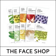 [THE FACE SHOP] ★ Big Sale 50% ★ (hp) Real Nature Face Mask 20g * 5ea / # Rice / EXP 2026.03 / 99 / 1,100 won(8) 