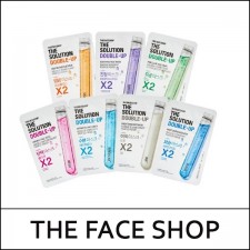 [THE FACE SHOP] ★ Sale 45% ★ (hpL) The Solution Double-Up Mask 20ml~22ml * 4ea / # Moisturizing / Exp 2024.10 / 2,000 won(9)