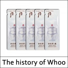 [The History Of Whoo] (sg) Gongjinhyang Seol Radiant White Moisture Cream 1ml*120ea(Total 120ml) / 설 미백 수분크림 / 22(02)02(7) / 26,400 won(R)