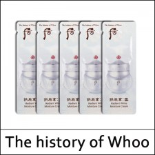 [The History Of Whoo] (sg) Gongjinhyang Seol Radiant White Moisture Cream 1ml*120ea(Total 120ml) / 설 미백 수분크림 / 22(02)03(7) / 28,600 won(R)