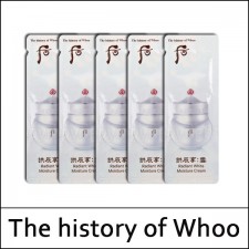 [The History Of Whoo] (sg) Gongjinhyang Seol Radiant White Moisture Cream 1ml*120ea(Total 120ml) / 설 미백 수분크림 / 22(02)25(7) / 27,500 won(R)