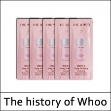 [The History Of Whoo] (sg) Gongjinhyang Soo Hydrating Sunscreen Fluid 1ml*120ea(Total 120ml) / 수 수분 선 / 561(51)03(7) / 21,000 won(R) 