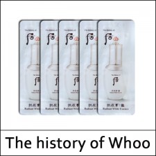 [The History Of Whoo] (sg) Gongjinhyang Seol Radiant White Essence 1ml*120ea (Total 120ml) / 설 미백 에센스 / 891(81)02(7) / 23,760 won(R)