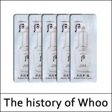 [The History Of Whoo] (sg) Gongjinhyang Seol Radiant White Essence 1ml*120ea(Total 120ml) / 설 미백 에센스 / (sgL) 671(61) / 891(81)25(7) / 24,800 won(R)