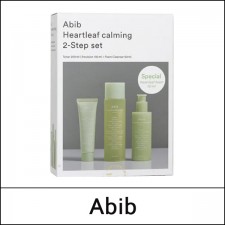 [Abib] (bo) Heartleaf Calming 2-Step Set (Toner 200ml+Emulsion 130ml+ Foam Cleanser 50ml) / 42250(3) / 23,200 won(R)