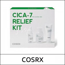 [COSRX] ★ Big Sale 70% ★ (tm) RX - Pure Fit Kit Cica-7 Relief Kit - 3 Step / For Sensitive Skin / EXP 2023.07 / FLEA / Box 15 / 2150(10) / 25,000 won(10)