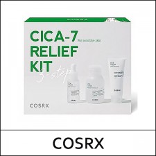 [COSRX] ★ Big Sale 90% ★ (tm) RX - Pure Fit Kit Cica-7 Relief Kit - 3 Step / For Sensitive Skin / EXP 2023.07 / FLEA / Box 15 / 2150(10) / 25,000 won(10)