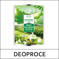 [DEOPROCE] ★ Sale 67% ★ (ov) Color Synergy Effect Sheet Mask [Green] 20g * 10ea / 4203(5) / 10,500 won() / Sold Out