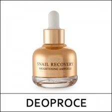 [DEOPROCE] (ov) Snail Recovery Brightening Ampoule 30ml / New 2024 / Box 80 / 0501(16) / 5,500 won(R) / 가격 인상