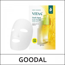 [GOODAL] (j) Green Tangerine Vita C Dark Spot Care Serum Sheet Mask 28g * 5ea / No Box(Case) / 77(07)50(8) / 8,100 won(R) 