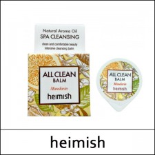 [heimish] (sc) All Clean Balm Mandarin 5ml / Small Size / Box 400 / (js) 04 / 56/5525(30) / 650 won(R) / 가격 인상