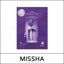 [MISSHA] ★ Sale 52% ★ Time Revolution Night Repair Ampoule Mask 5X (40g*5ea) 1 Pack / 20,000 won() / 단종