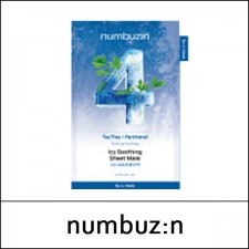 [numbuz:n] numbuzin (bo) No.4 Icy Soothing Sheet Mask (27ml*4ea) 1 Pack / SOS 응급진정 얼음장팩 / 0601(6) / 6,700 won(R) 