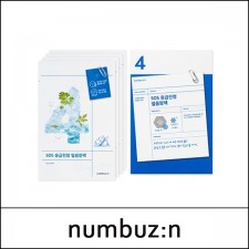 [numbuz:n] numbuzin ★ Sale 49% ★ (bo) No.4 Icy Soothing Sheet Mask (27ml*4ea) 1 Pack / SOS 응급진정 얼음장팩 / Box 80 / (lm46) / 9550(7) / 12,000 won()