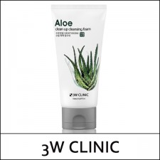 [3W Clinic] 3WClinic ⓑ Aloe Clean Up Cleansing Foam 150ml / 1202(9) / 2,400 won(R)