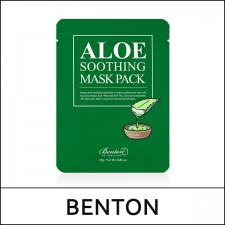 [BENTON] ★ Big Sale 75% ★ (sc) Aloe Soothing Mask Pack (23g * 10ea) 1 Pack / Exp 2024.04 / 99(6) / 20,000 won()